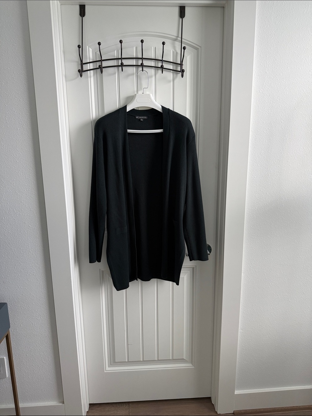 Green Open-Front Women's Cardigan Sweater